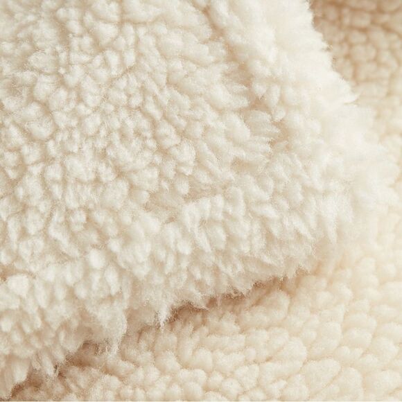 Faux Shearling Button Front Coat XL Express women’s coat $398 NWT Discontinued - Picture 8 of 10